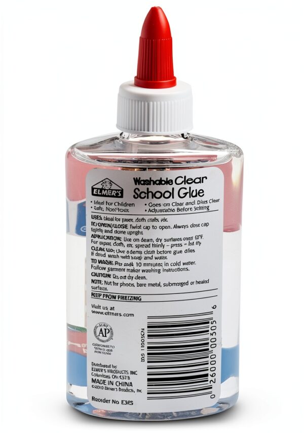 Elmers Clear Liquid Glue Non Toxic Washable Slime Crafting-13