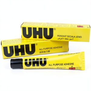 UHU Glue Strong Adhesive Clear Liquid Multipurpose Crafts-0