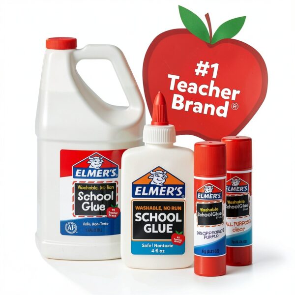 Elmers White Glue Non Toxic Safe Washable for Crafts-2