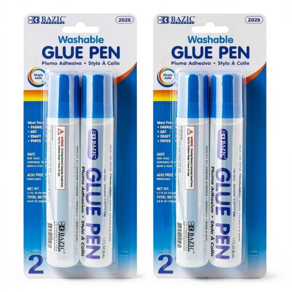 BAZIC Liquid Glue Washable Non Toxic Craft School Office-0