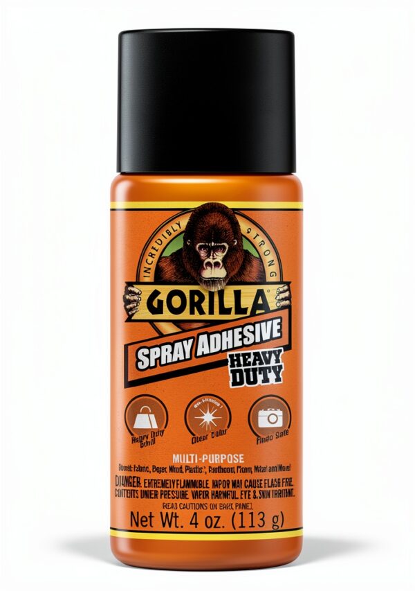 Gorilla Spray Adhesive Heavy Duty Repositionable Crafting-0
