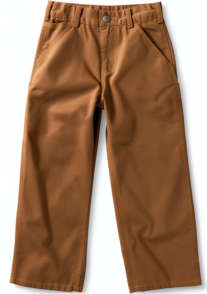 Carhartt baby boys pants showing front and back details with tool pockets