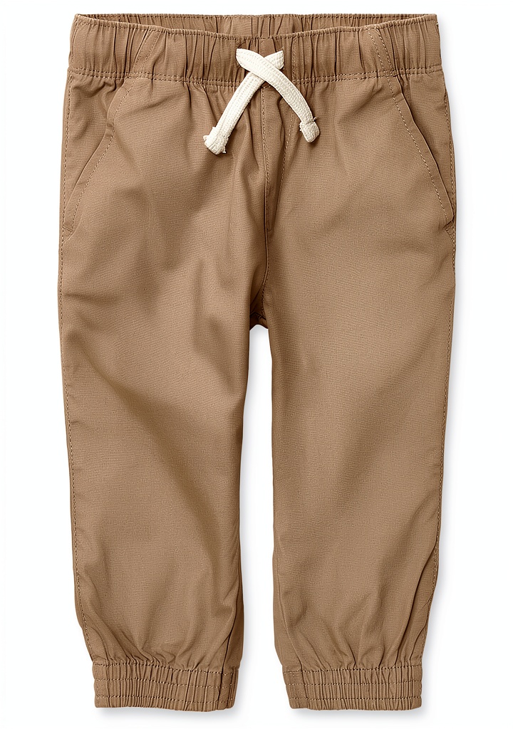 Baby boys jogger pants in Tidal color on a child playing