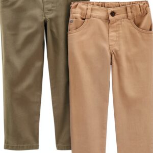 Carters Baby Boys Pants Two Pack Adjustable Waistband-0