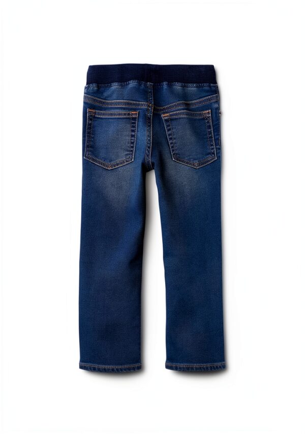 Gap Baby Boys Dark Wash Pants Comfortable Machine Washable-1