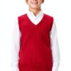 Classroom Boys Sweater Vest V-Neck Pullover No Pill-0