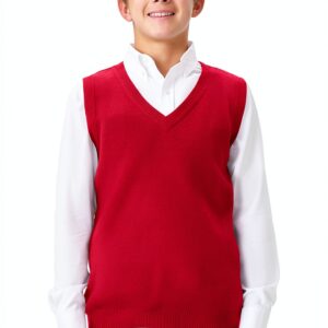 Classroom Boys Sweater Vest V-Neck Pullover No Pill-0