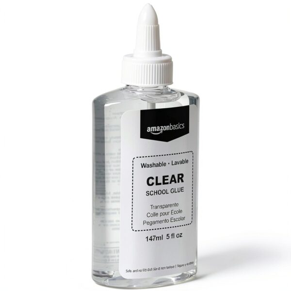 Amazon Basics Clear School Glue 6 Pack Craft Adhesive-1