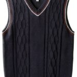 Kid Nation Boys Cable Knit Sweater Vest Unisex School-0