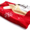 Childrens Christmas Reindeer Knitted Vest Soft Cozy Holiday-6