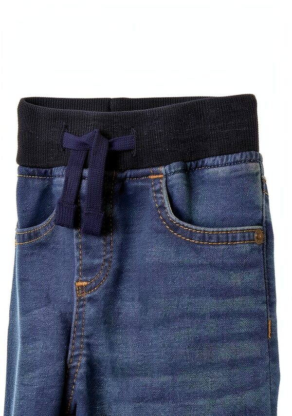 Gap Baby Boys Dark Wash Pants Comfortable Machine Washable-2