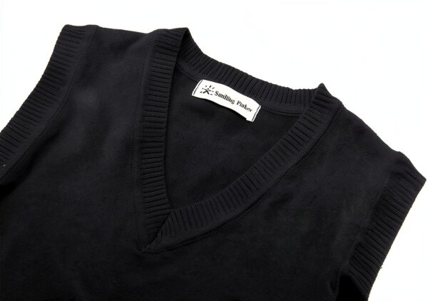 SMILING PINKER Boys Sweater Vest Cotton V-Neck Sleeveless-2