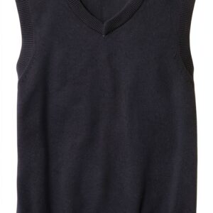 Boys Cotton Sweater Vest V Neck Sleeveless The Childrens-0