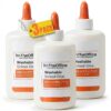1InTheOffice White School Glue 3 Pack Non Toxic Washable-0