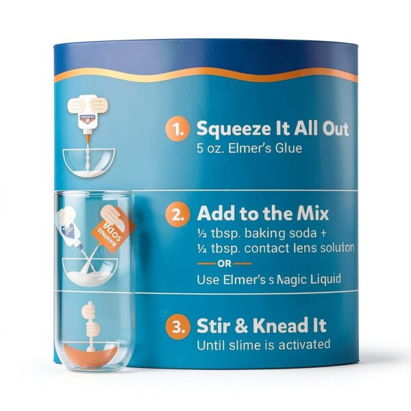 Elmers Clear Liquid Glue Non Toxic Washable Slime Crafting-2