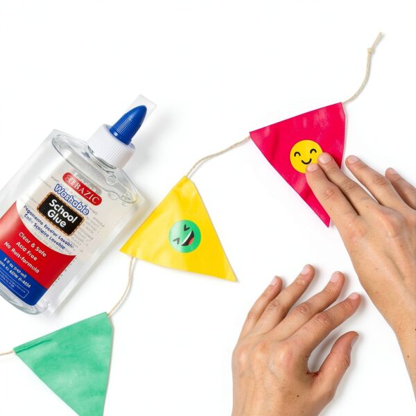 BAZIC Liquid White Glue Washable Non Toxic All Purpose-6
