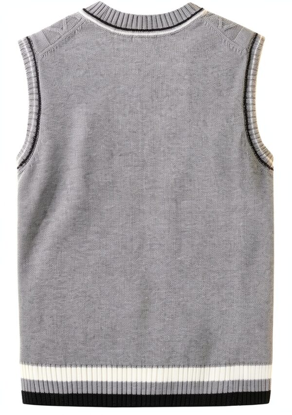 JSTEX Boys Cotton Cable Knit Sweater Vest School Uniform-6