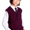 Boboyoyo Boys Cotton Cable Knit Sweater Vest Grey Navy-5