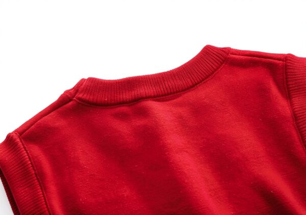 Childrens Christmas Reindeer Knitted Vest Soft Cozy Holiday-3