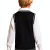 Boys V-Neck Sweater Vest Soft Viscose Slim Fit Sleeveless-3