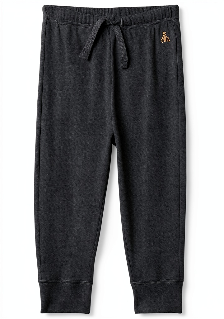 Gap baby boys fleece joggers in Charcoal Heather Grey color