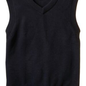 Boys V-Neck Sweater Vest Rib-Knit Sleeveless The Childrens-0