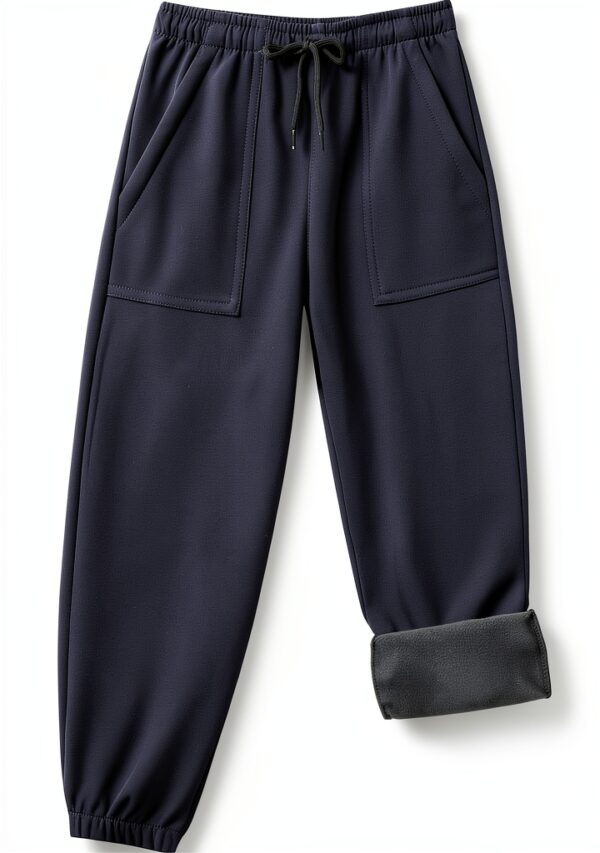 Pavo Kids Fleece Lined Jogger Pants Water Resistant Winter-0