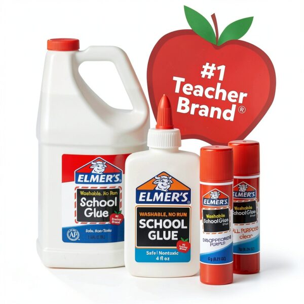 Elmers White Glue Non Toxic Washable for Crafts Slime-2