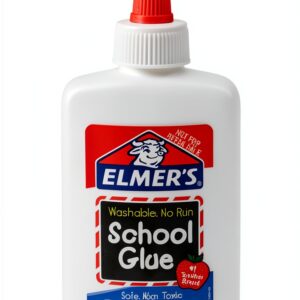 Elmers Liquid Glue No Run Fast Drying Clear Craft School-0