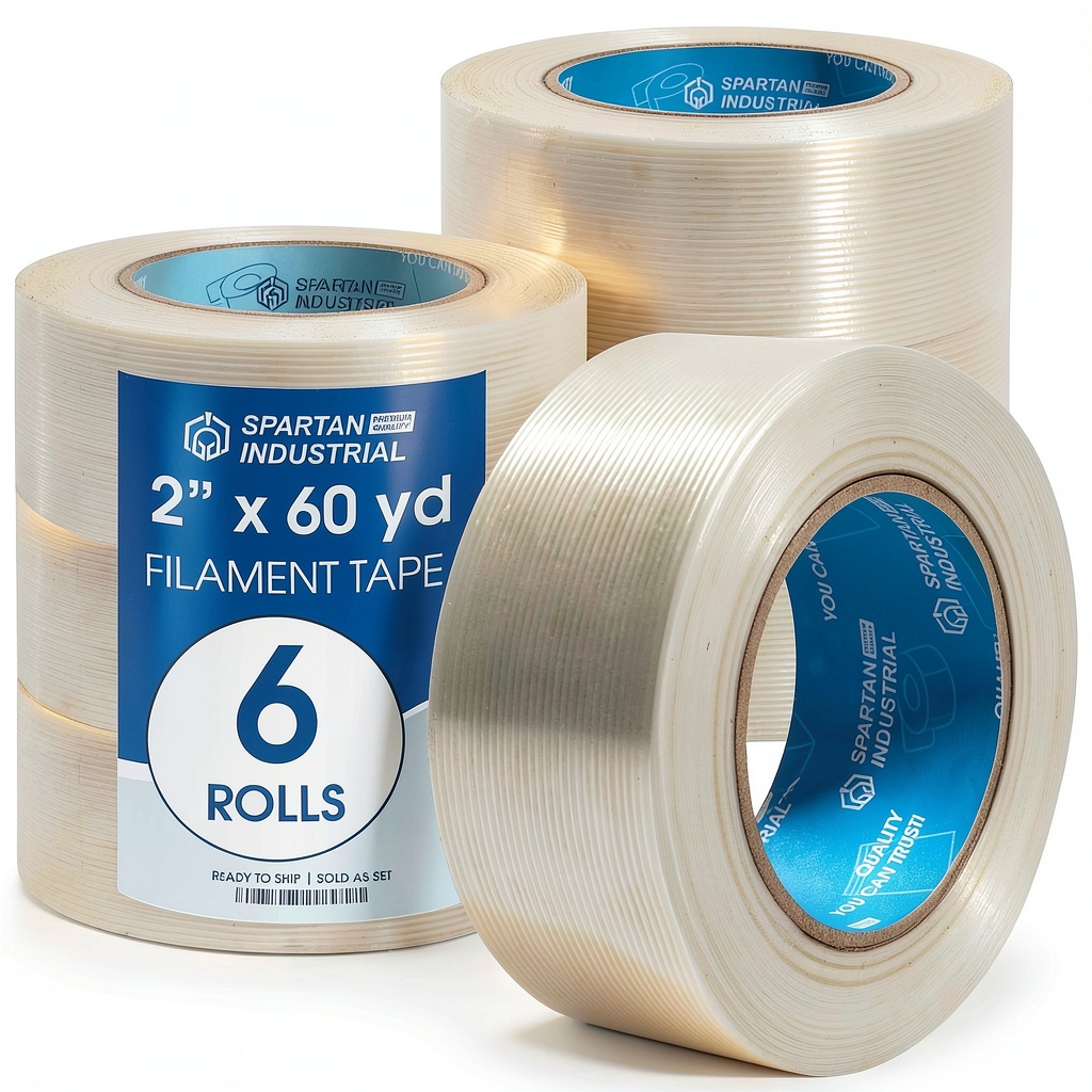 SHIPPD 2 inch shipping tape being applied to a cardboard box