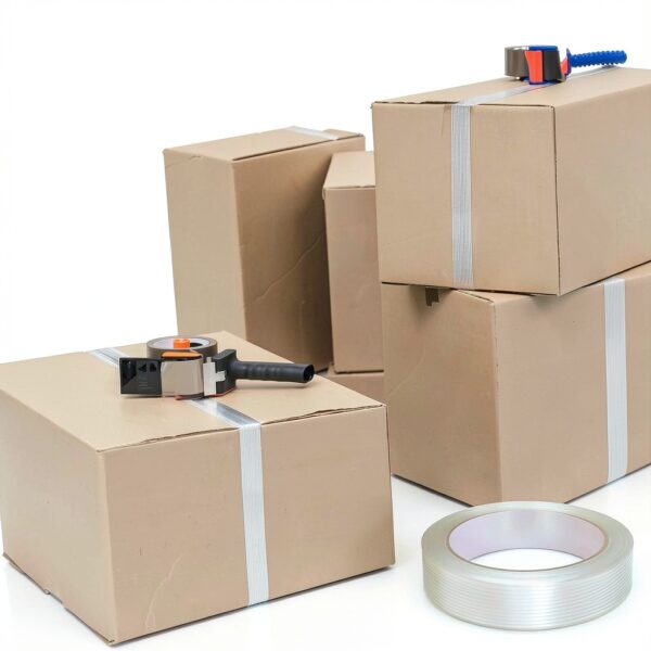 Fiberglass Reinforced Packing Tape 2cmx25m 10-Roll Set by Qulkws-6