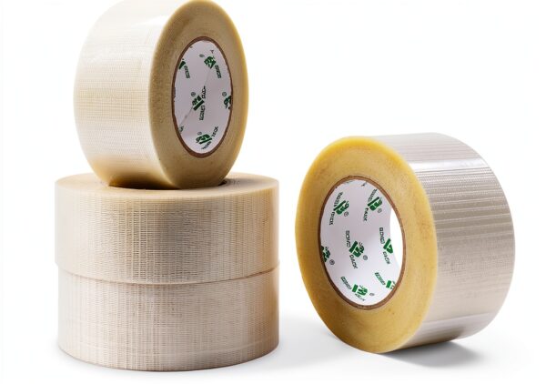 Clear Filament Tape BOMEI PACK 6.7 mil Waterproof 4 Rolls 2"x55yd-6