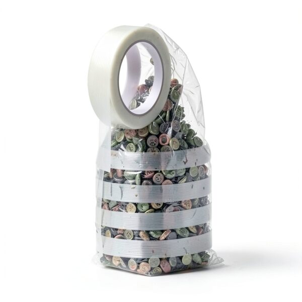 Fiberglass Reinforced Packing Tape 2cmx25m 10-Roll Set by Qulkws-3