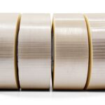 Clear Filament Tape BOMEI PACK 6.7 mil Waterproof 4 Rolls 2"x55yd-0