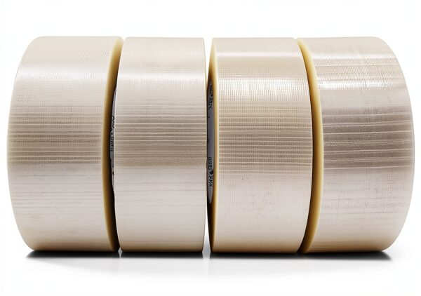 Clear Filament Tape BOMEI PACK 6.7 mil Waterproof 4 Rolls 2"x55yd-0