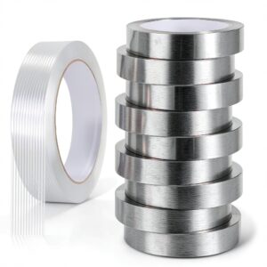 Fiberglass Reinforced Packing Tape 2cmx25m 10-Roll Set by Qulkws-0