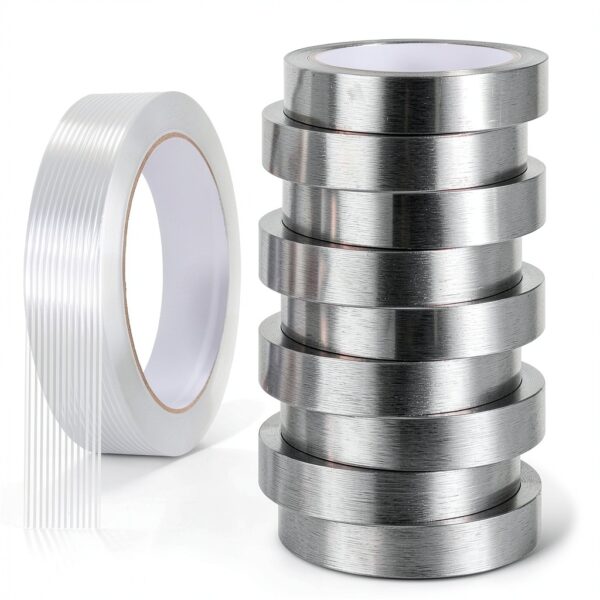 Fiberglass Reinforced Packing Tape 2cmx25m 10-Roll Set by Qulkws-0