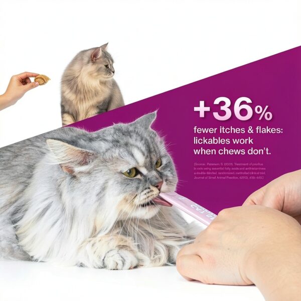Doctor By Cat Silk Derma Lickable Coat – Dandruff Relief – 30 Tubes-4