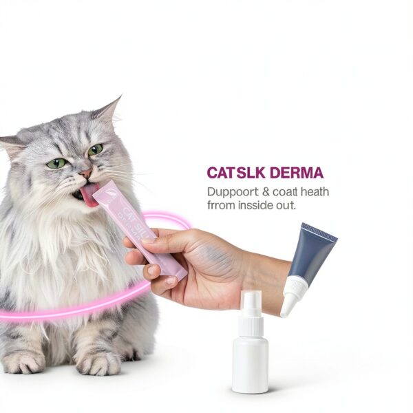 Doctor By Cat Silk Derma Lickable Coat – Dandruff Relief – 30 Tubes-3