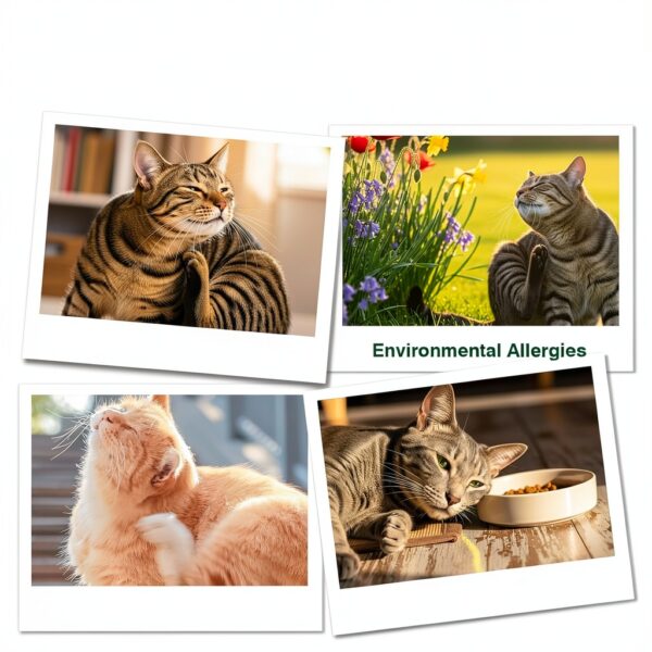 Cat Allergy Relief for Cats, 150 Soft Chews for Cat Itch and Allergy Relief with Omega-3 and Probiotics Coat Health, Immune Boost and Seasonal Allergies Chicken Flavor Chews-4