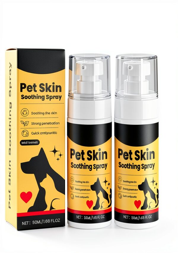 Pet Skin Soothing Spray Quanjan Itch Relief for Dogs & Cats 50ml-0