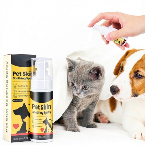 Pet Skin Soothing Spray Quanjan Itch Relief for Dogs & Cats 50ml-2