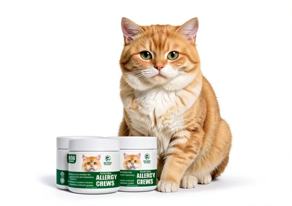 Cat Allergy Relief Chews Nutridog Salmon Colostrum and Probiotics-4