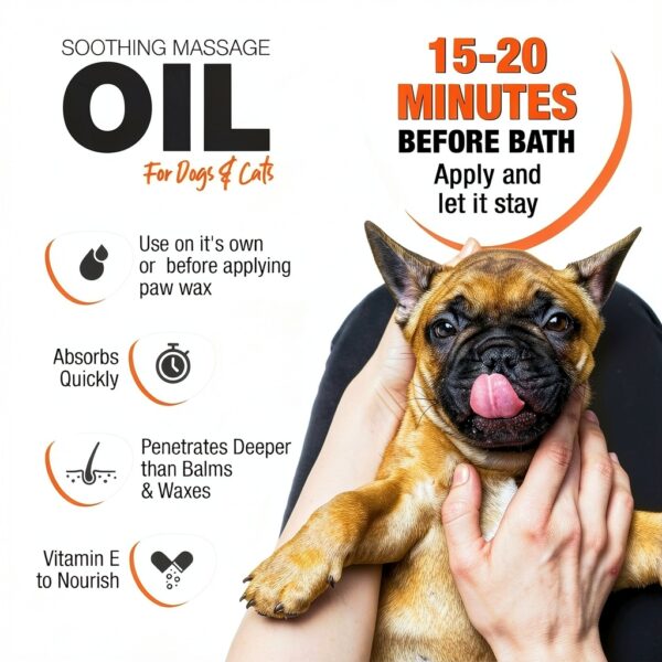 Wagging Tails Soothing Oil for Dogs & Cats 6.76 fl oz Coconut VitaminE-4