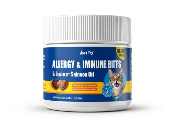 Just Try 300 Bites Immune for Cats L Lysine Quercetin Skin Relief-4