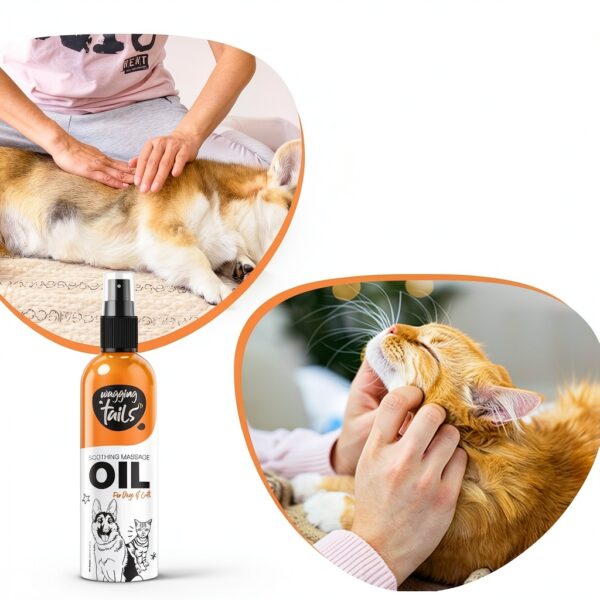 Wagging Tails Soothing Oil for Dogs & Cats 6.76 fl oz Coconut VitaminE-5