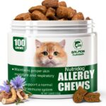 Cat Allergy Relief Chews Nutridog Salmon Colostrum and Probiotics-0