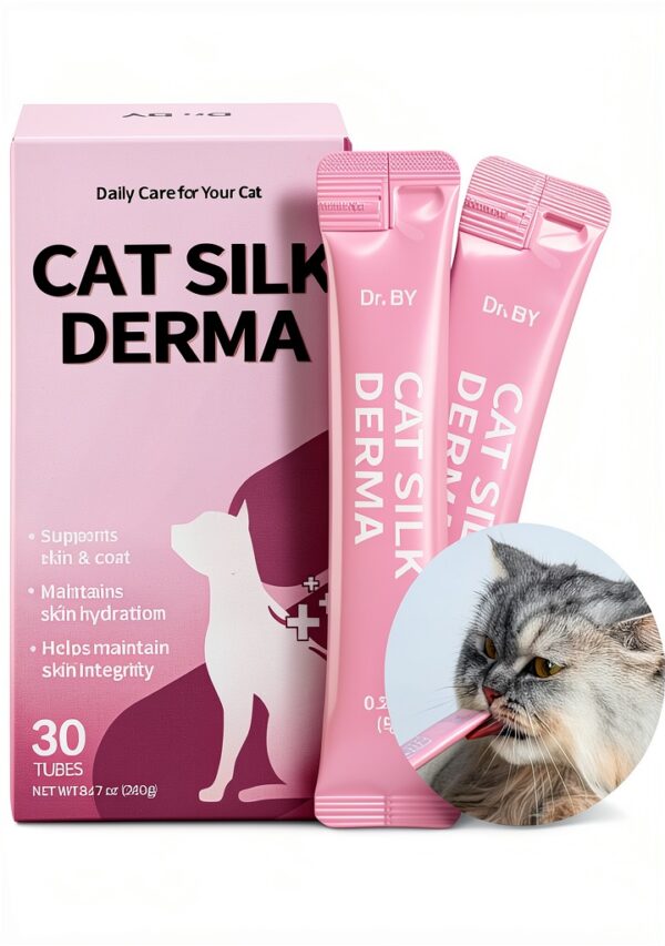 Doctor By Cat Silk Derma Lickable Coat – Dandruff Relief – 30 Tubes-0