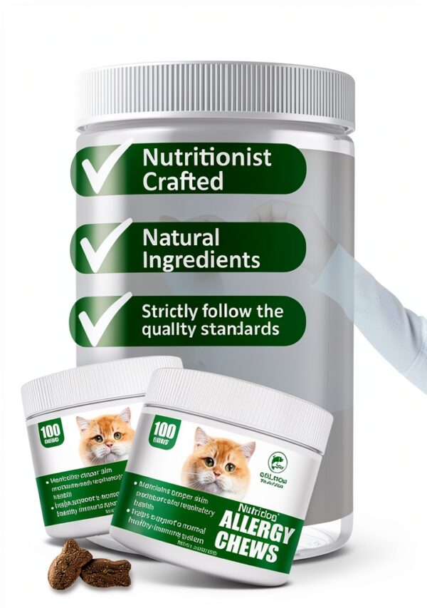 Cat Allergy Relief Chews Nutridog Salmon Colostrum and Probiotics-8
