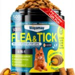 Flea and Tick Prevention for Cats Woyamay 4‑IN‑1 Chew Chicken 500pcs-0